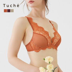 グンゼ GUNZE トゥシェ Tuche ノンワイヤーブラジャー ブラジャー | 脇 寄せる ふんわり カップ ワイヤレスブラ サイドすっきりブラ 盛れる レース レディース 可愛い オシャレ 盛るブラ スイートメイクブラ ワイヤーブラ 下着 ストレスフリー jb6029h