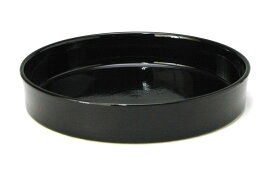 花器 黒丸水盤11号 陶器 水盤 花瓶 フラワーベース