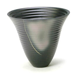 花器 ト1226 プラスチック剣山受付 信楽陶土使用 陶器 水盤 花瓶 フラワーベース