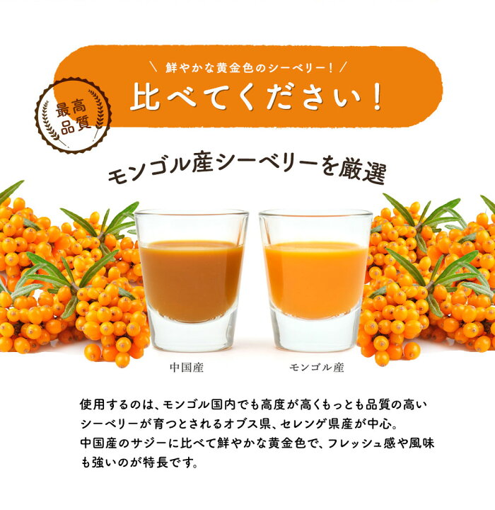 楽天市場】サジージュース シーベリー +ゆず 360ml お試し 