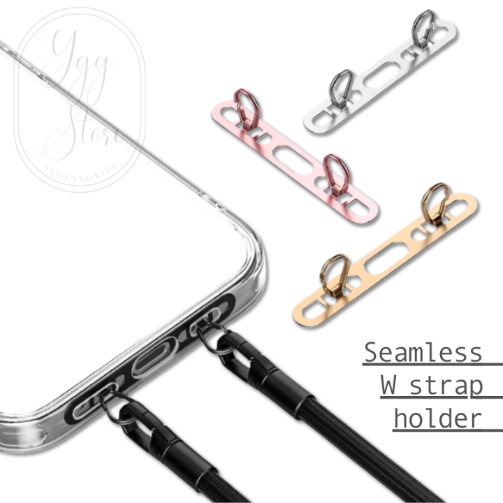 楽天市場】【送料無料】ストラップホルダー ダブル ステンレス 2口 2穴