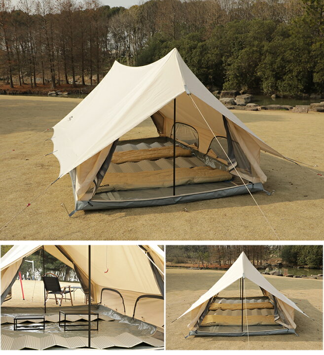 楽天市場】Soomloom ロッジ テント ロッジ型テント 小屋型テント 4人用 