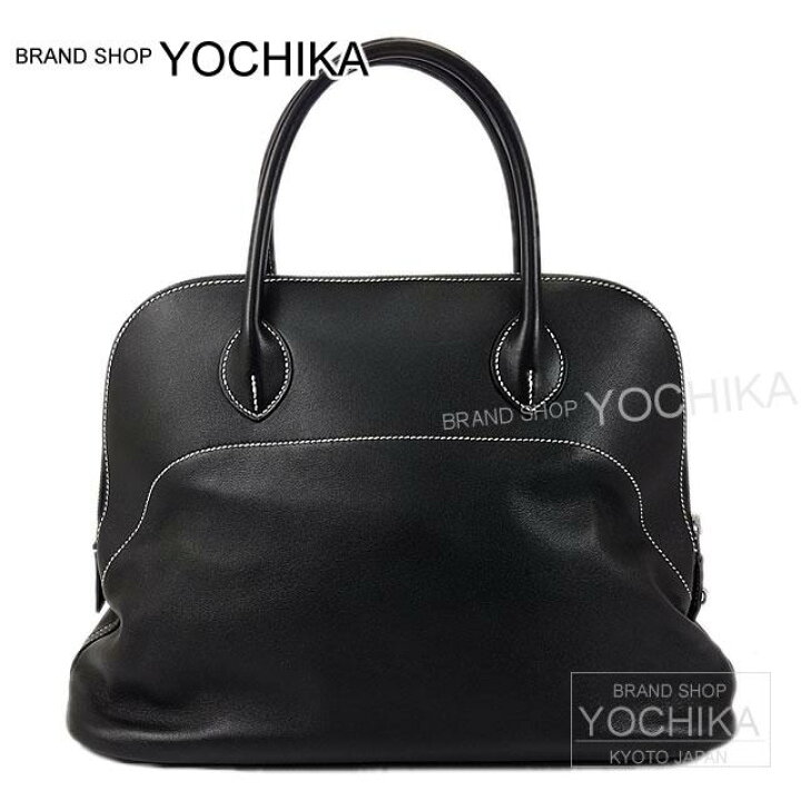 楽天市場】HERMES エルメス ハンドバッグ ボリードリラックス35 黒 
