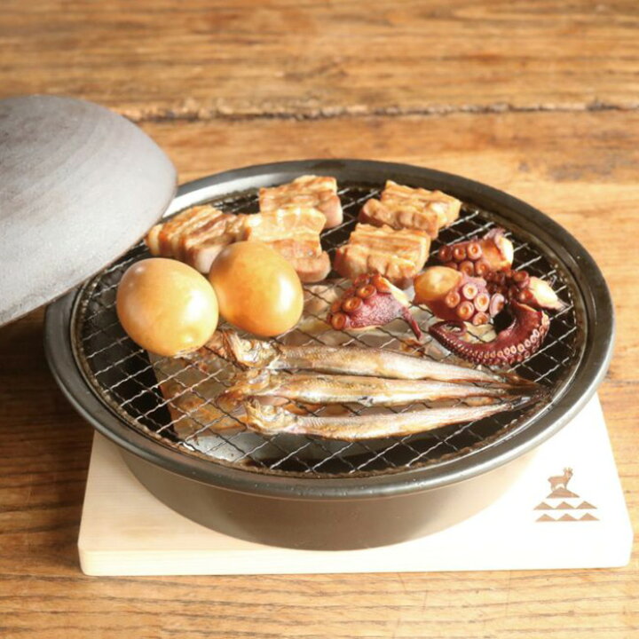 楽天市場】陶のくんせい鍋 ふつう かもしか道具店 燻製 アウトドア 