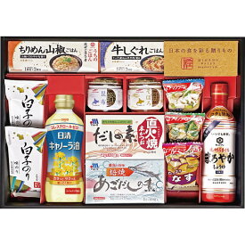 【お歳暮ギフト】【送料無料】味香門和膳（みかどわぜん）九州版 MKD-40KA キッコーマン醤油 混ぜごはんの素 アマノフーズおみそ汁 日清キャノーラ油 白子のり マルハニチロ鰹昆布 マルトモだしの素 内祝い・贈り物に【もらって嬉しい】
