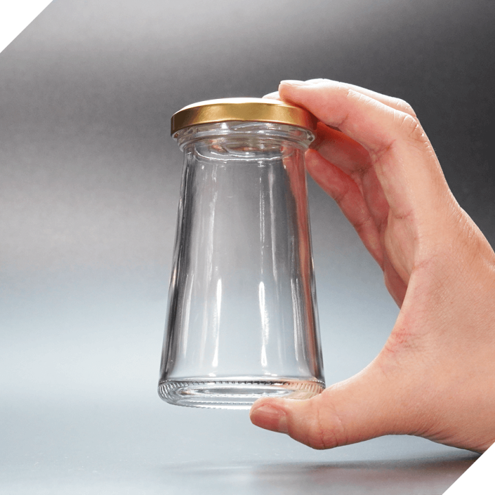 楽天市場】味彩100円錐ツイストジャム瓶 ガラス瓶 広口瓶 食料瓶