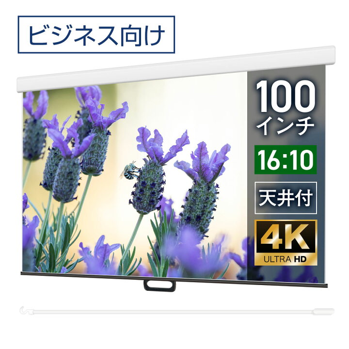 楽天市場】プロジェクタースクリーン 100インチ 吊り下げ シアター 