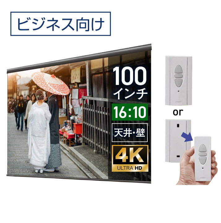 楽天市場】大型電動スクリーン 100インチ 吊り下げ シアターハウス 