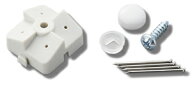 送料無料 光 有孔ボード PBST-2 石膏ボード用 止め具セット白 1P（4ヶ所止入） 対応穴：5φ-25P 8φ-30P …