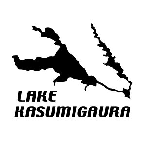 �y�J�b�e�B���O�X�e�b�J�[ LAKE KASUMIGAURA 06�i�����Y�n�} ���`�[�t�j�唻L�T�C�Y 2���g ����27cm×����20.2cm�z