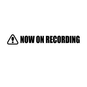 �y�J�b�e�B���O�X�e�b�J�[ NOW ON RECORDING 09�i�^�撆�j2���g ����19cm×����2.6cm�z