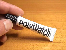 【あす楽】 【大好評】 ポリウォッチ 時計風防のキズ消し、キズ落としに スマホのプラスチックの研磨にも役に立つ研磨剤 コンパウンド プラスチック磨き 時計磨き 地を傷めないよう細か粒子です ケアー 修理用品 Polywatch【あす楽】