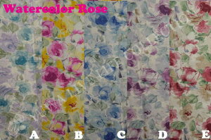  Watercolor Rose S5F / YUWA L֏X L | n ԕ [Y   l / 308944 10cmP ؂蔄