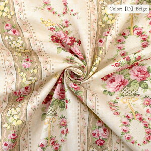 シャーティング YUWA 有輪商店 ” border flower basket ” 全5色 10cm単位切売り 824946 花