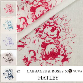 Cabbages ＆ Roses　シャーティング ”HATLEY ”全5色 生地売り 10cm単位 ネコポス最大150cm CR829786