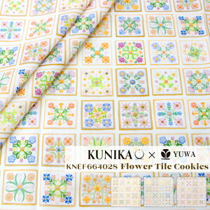 KUNIKA×YUWA / ���X�^�[�X�P�A�[ Flower Tile Cookies / KNEF664028 / 10cm�P�� �؂蔄�� �S3�F