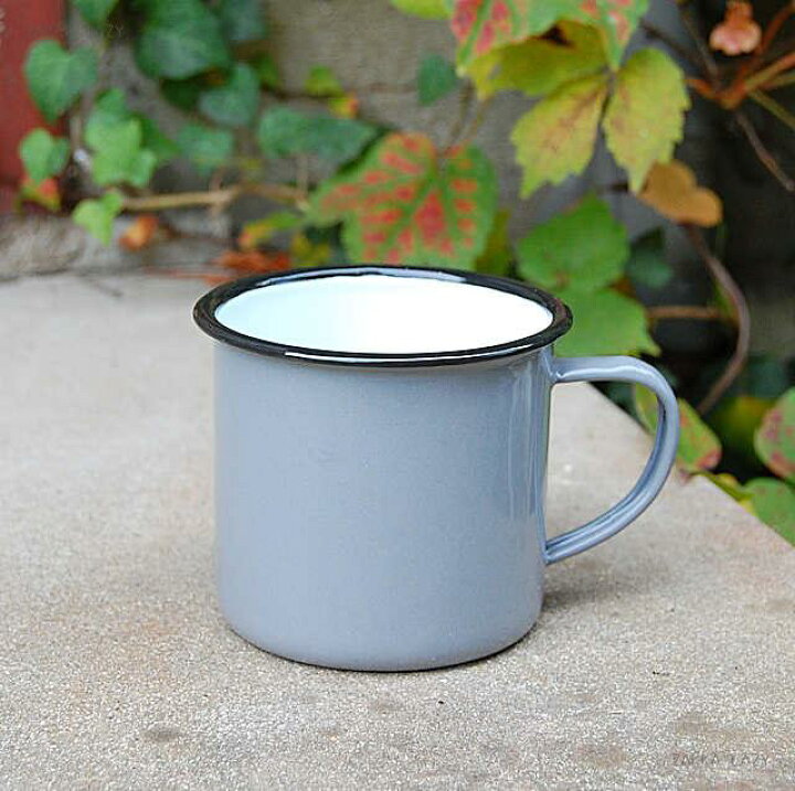 楽天市場 カラーマグ チャコールグレー 琺瑯 ホーロー マグカップ ねずみ色 カフェ シンプル アウトドア キャンプ 雑貨レイジー