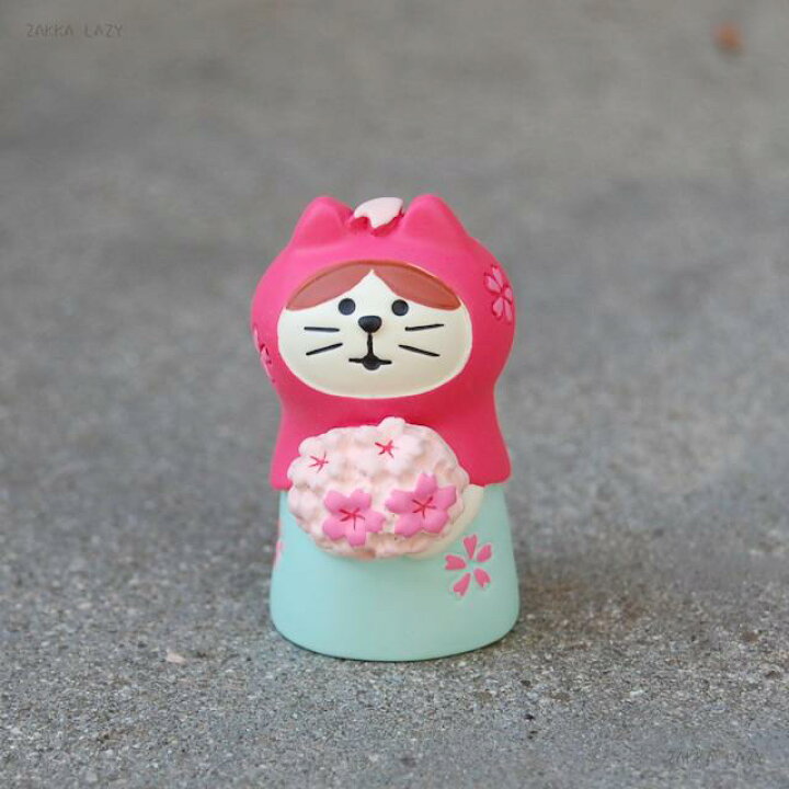 楽天市場】ねこずきん 桜 デコレ コンコンブル concombre 春 桜 猫 