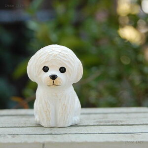 Laid backアニマル ビションフリーゼ   キーストーン 眼鏡スタンド リングホルダー 動物 アニマル イヌ いぬ 犬 ドッグ 可愛い ライドバックアニマル 白 ホワイト【コンパクト対応】