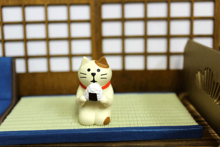 楽天市場】コンコンブル ミニチュアマスコット おむすび猫 おむすび 