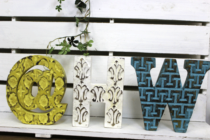 楽天市場】ボリュームあり！アルファベットオブジェ【＠】アットマーク