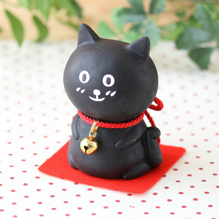 楽天市場 最大 Offクーポン 値下げお買い得品 グッドラック ネコとモ 1個 猫 ねこ ネコ 黒猫 可愛い かわいい インテリア 置物 鈴 赤 首輪 幸運 幸せ こだわり食器と雑貨のお店 Irodori