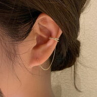 【片耳用/1個】リング　レディース イヤーカフ 銀針ピアス イヤーカフ★キュービック・ジルコニア ★レデ…