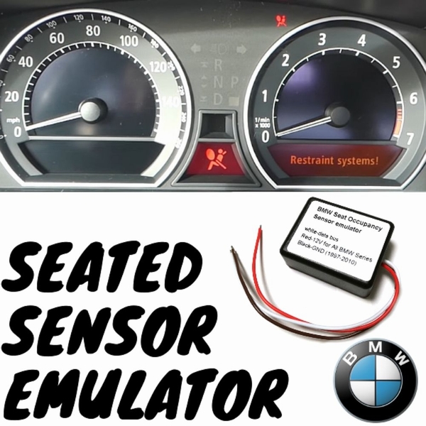 BMW E92 着座センサー キャンセラー SRS警告灯 助手席 エラー 消去 エミュレータ 
