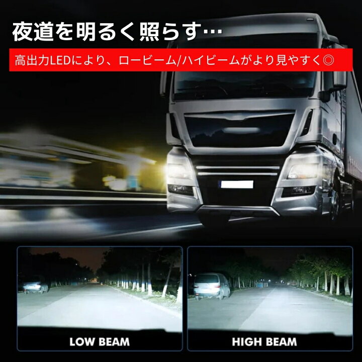 楽天市場】24V対応 トラック用 LEDヘッドライト ISUZU（いすゞ 