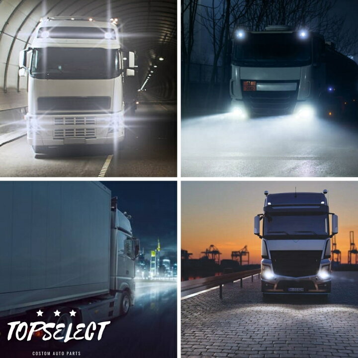 楽天市場】24V対応 トラック用 LEDヘッドライト ISUZU（いすゞ 