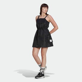 アディダスオリジナルス adidas Originals ナイロンワンピース キャミソールドレス レディース ストリートファッション ドレス WOMEN NYLON DRESS HL9066 BLACK