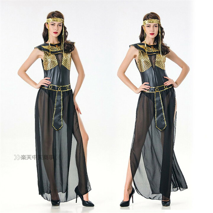 楽天市場 Chuutenn ハロウィン コスプレ ギリシャの女神 エジプト 民族衣装 モテる 欧米 文化祭 忘年会 カーニバル 演出服 レディース Cosplay 女性用 コスプレ衣装 仮装 舞台劇 大人用 おもしろ コスチューム 女神 セクシー 団体 中天商事