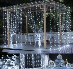 LED�J�[�e�������v 3*2 m 240�d�� LED�C���~ ���C�g �@�C���e���A���C�g �N���X�}�X ����