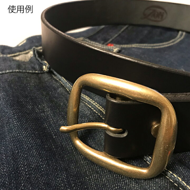 楽天市場】日本製 ブラス バックル 真鍮 シンプル 40mmまで対応 厚みの  