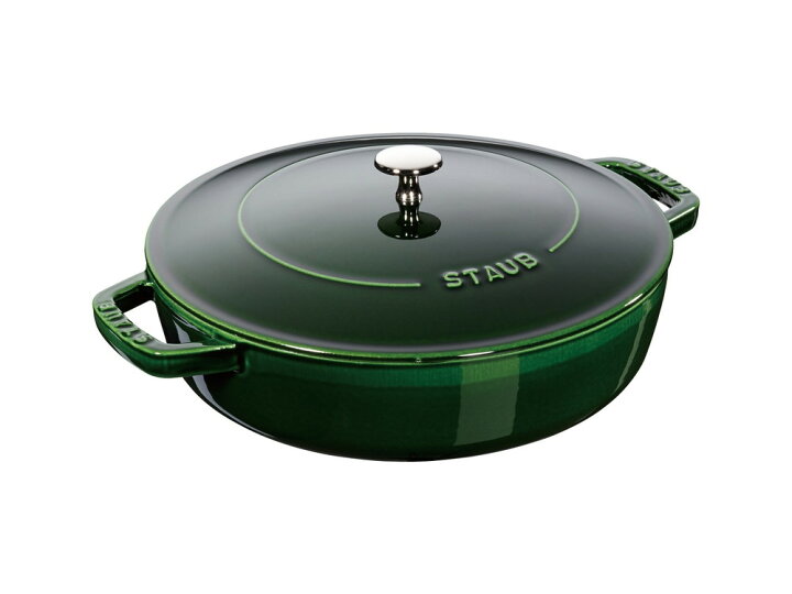 楽天市場】【公式】 STAUB ブレイザー ソテーパン 24cm バジルグリーン  