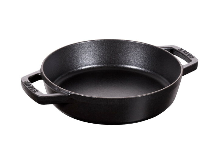 楽天市場】【公式】 STAUB 両手フライパン ラウンド20cm ブラック 