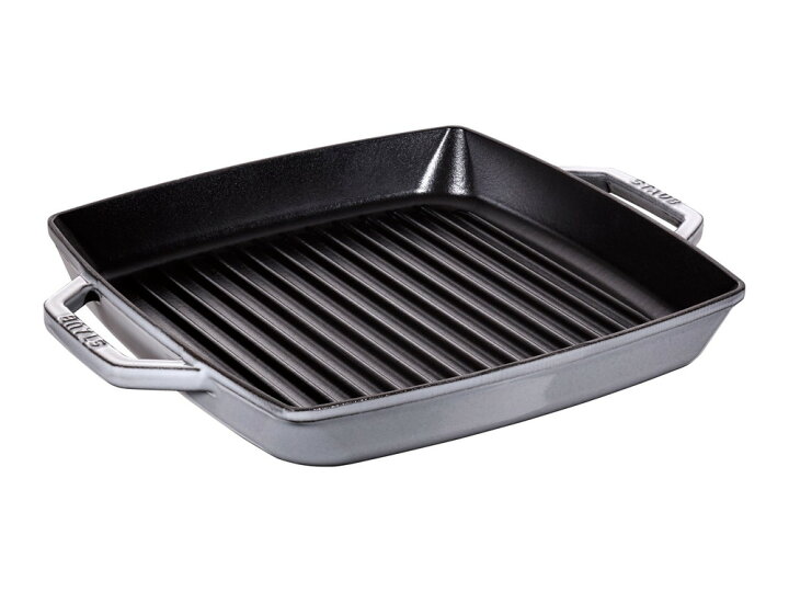 楽天市場】【公式】 STAUB ピュアグリル スクエア28cm グレー|ストウブ  