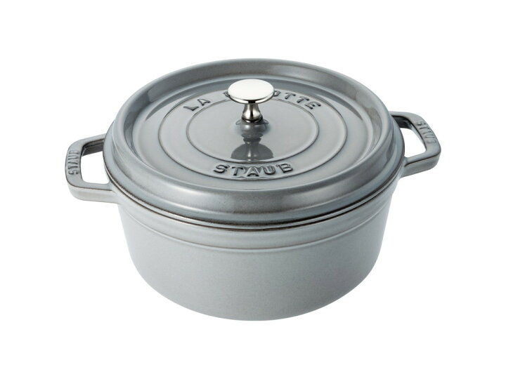 楽天市場】【公式】 STAUB ピコ・ココット ラウンド 22cm グレー  