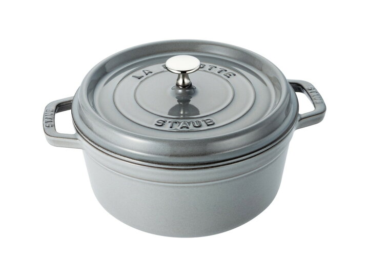 楽天市場】【公式】 STAUB ピコ・ココット ラウンド 24cm グレー  
