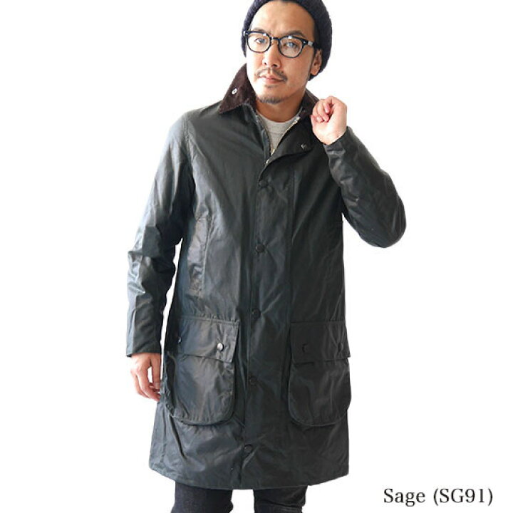 楽天市場】バブアー ボーダースリムフィット フィールドコート Barbour 