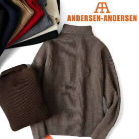 ANDERSEN-ANDERSEN アンデルセン アンデルセン NAVY TURTLENECK タートルネック セーター 5GG ハイネック メンズ レディース