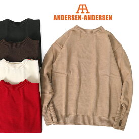 ANDERSEN-ANDERSEN アンデルセン アンデルセン クルーネック セーター SEAMAN 7GG メンズ レディース