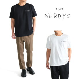 [TIME SALE] THE NERDYS ナーディーズ 刺繍 Tシャツ TS8C11 クルーネック 半袖 メンズ