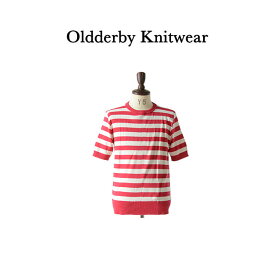 Oldderby Knitwear オールドダービー ボーダー ニットTシャツ M16 Tシャツ ニット サマーニット 半袖 メンズ レディース