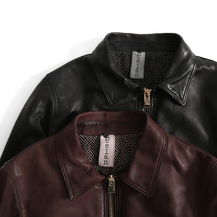 楽天市場】[SALE] Delan デラン CARL カール A2 ボア付き レザー 