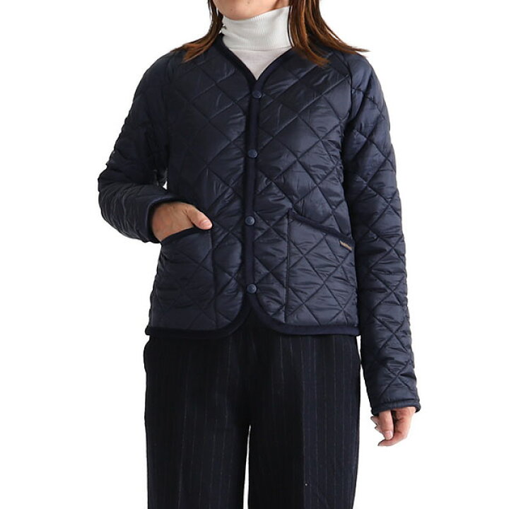 楽天市場】LAVENHAM ラベンハム キルティングノーカラージャケット 