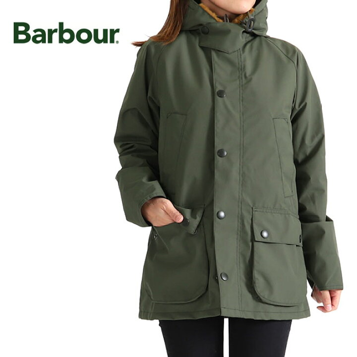 楽天市場】Barbour バブアー ファーライナー付き フーデッド ビデイル 