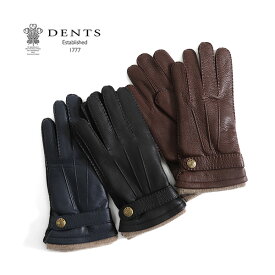 DENTS デンツ レザーグローブ 手袋 カシミア 5-1548 メンズ