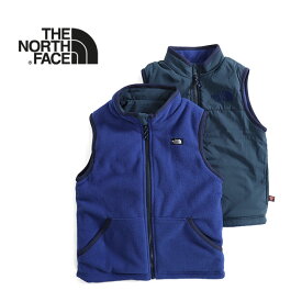 [TIME SALE] THE NORTH FACE ザ ノースフェイス リバーシブル バスクベスト NYJ81813 総柄 フリースベスト ギフト プレゼント キッズ