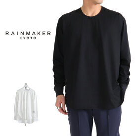 [TIME SALE] RAINMAKER レインメーカー カフス付き ロングテールシャツ LONG TAIL CUFFED SHIRT ロンT メンズ